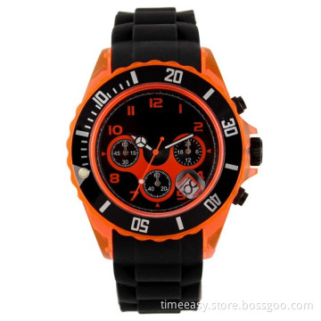 3ATM Water Resistance Silicone Watch with High Quality Fashion Wrist Watch for Unisex